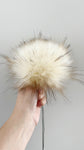 Made to Order - Coffee Cream Faux Fur Pom