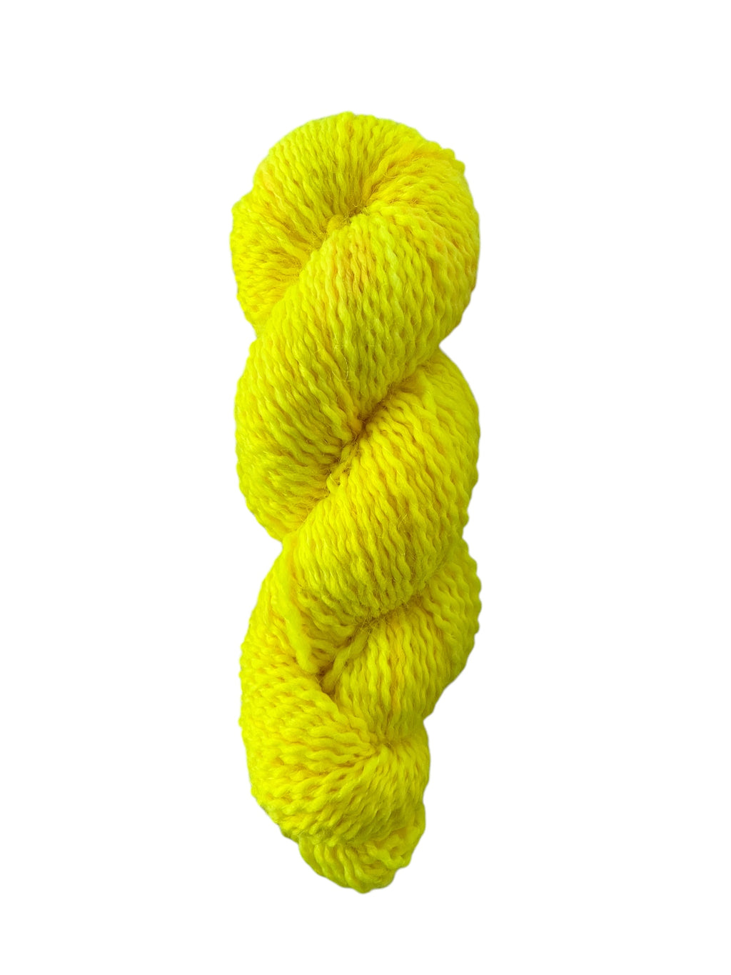 Ready to Ship - Pinch of Mohair Worsted NEON YELLOW