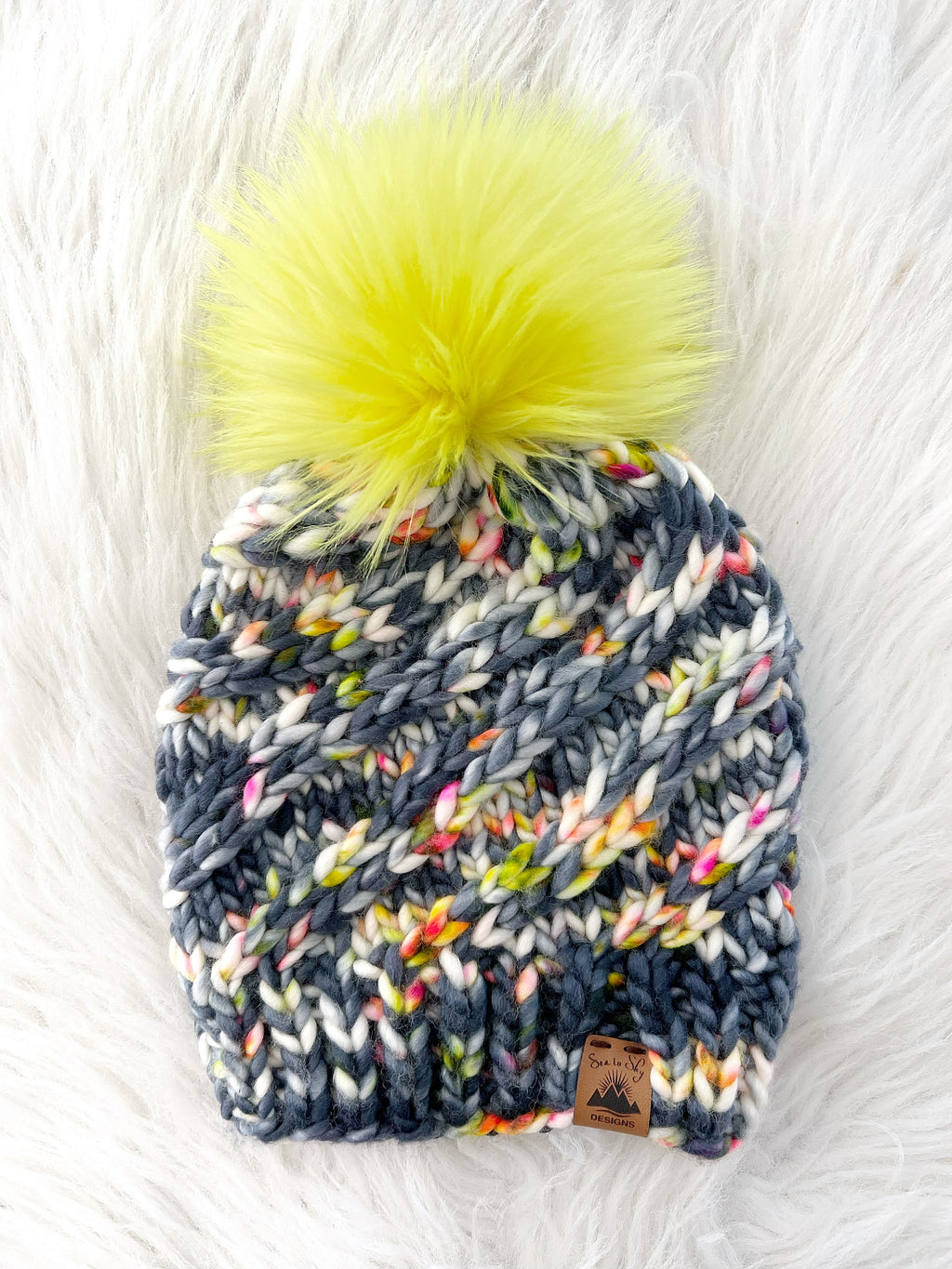 Ready to Ship 100% Merino Wool Chunky Knit Hat