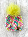 Ready to Ship - Toddler Size 100% Wool Chunky Knit Hat