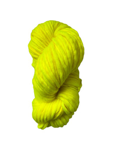Ready to Ship - Plush Super Bulky in NEON YELLOW