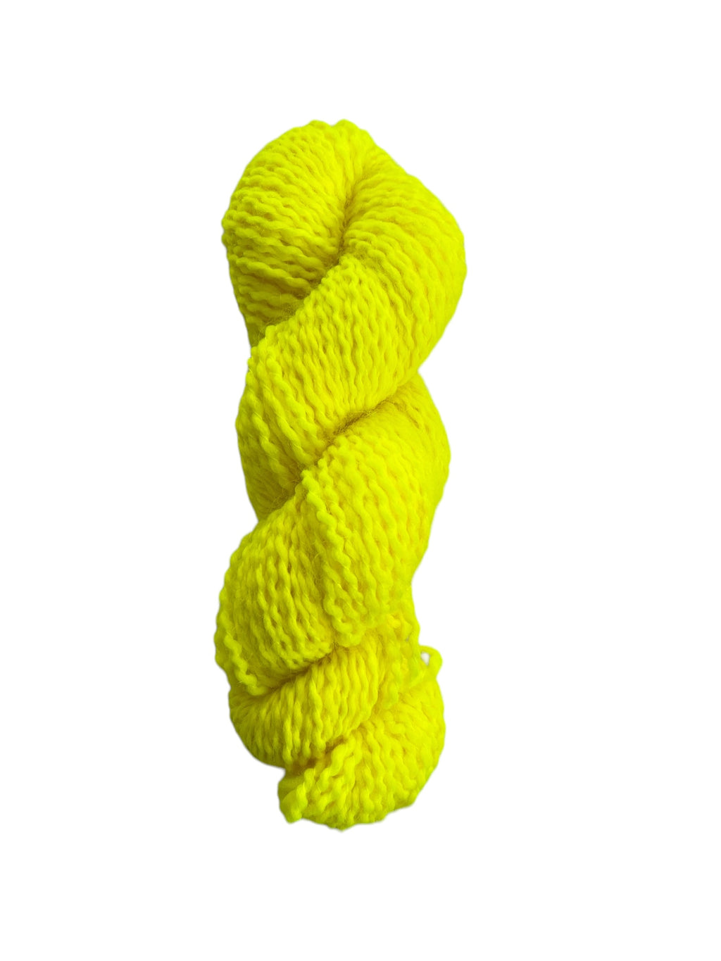 Ready to Ship - Pinch of Mohair Worsted NEON YELLOW
