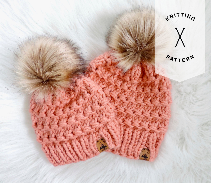 The Kerrisdale Beanie Knitting Pattern - Instant Download