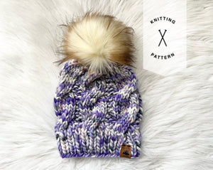 The Winter Solstice Beanie Knitting Pattern - Instant Download