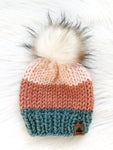 Ready to Ship 6-12M Size Colorblock Knit Hat