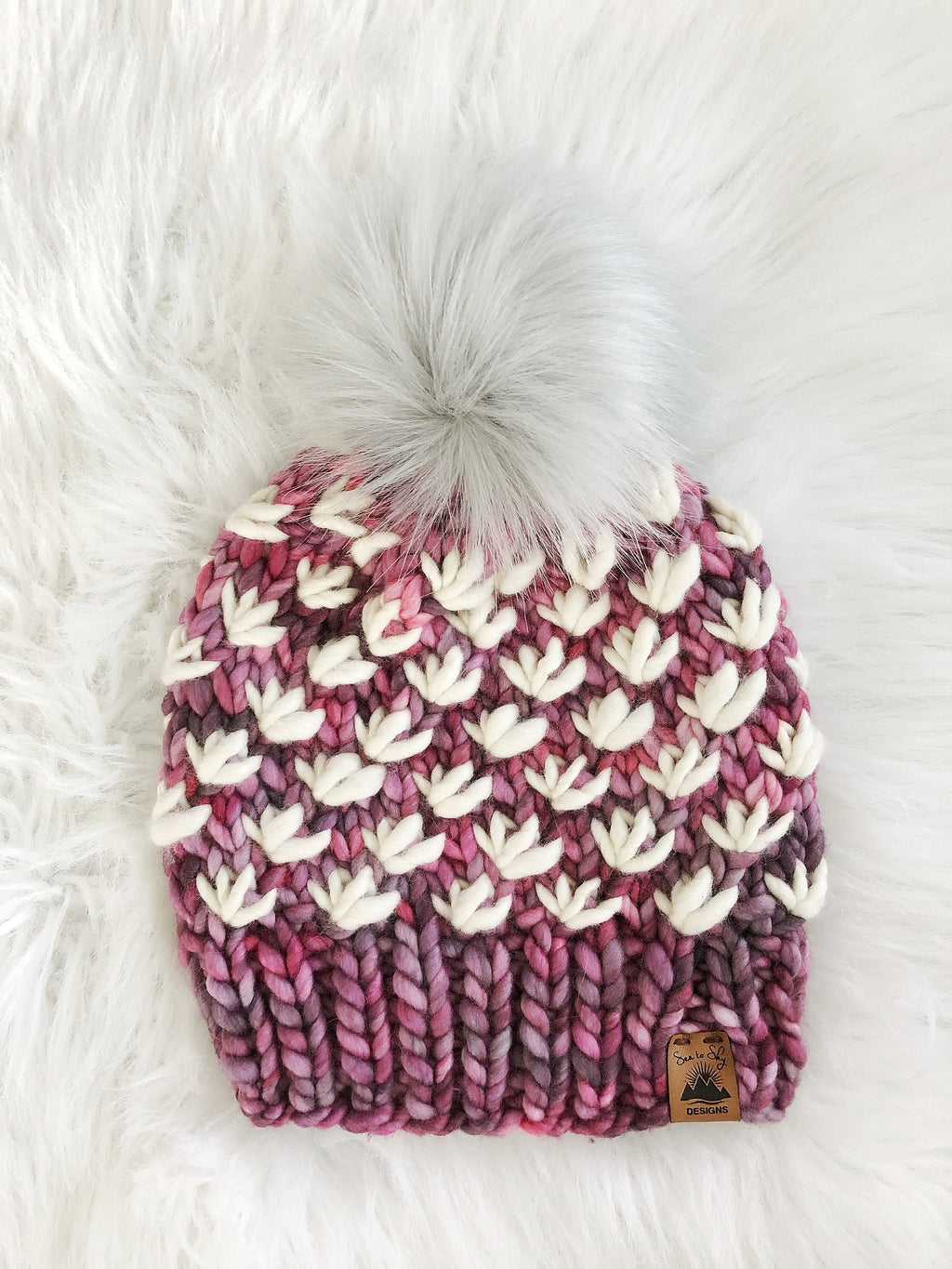 Ready to Ship 100% Merino Wool Chunky Knit Hat