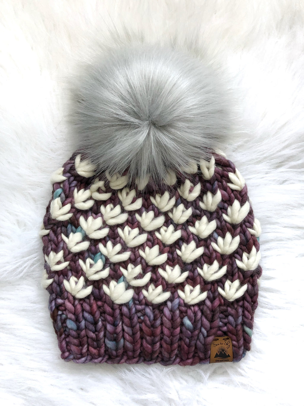 Ready to Ship 100% Merino Wool Chunky Knit Hat