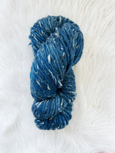 Ready to Ship - Tweed Super Bulky in SAPPHIRE