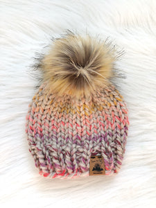 Ready to Ship Newborn Size Solid Knit Hat