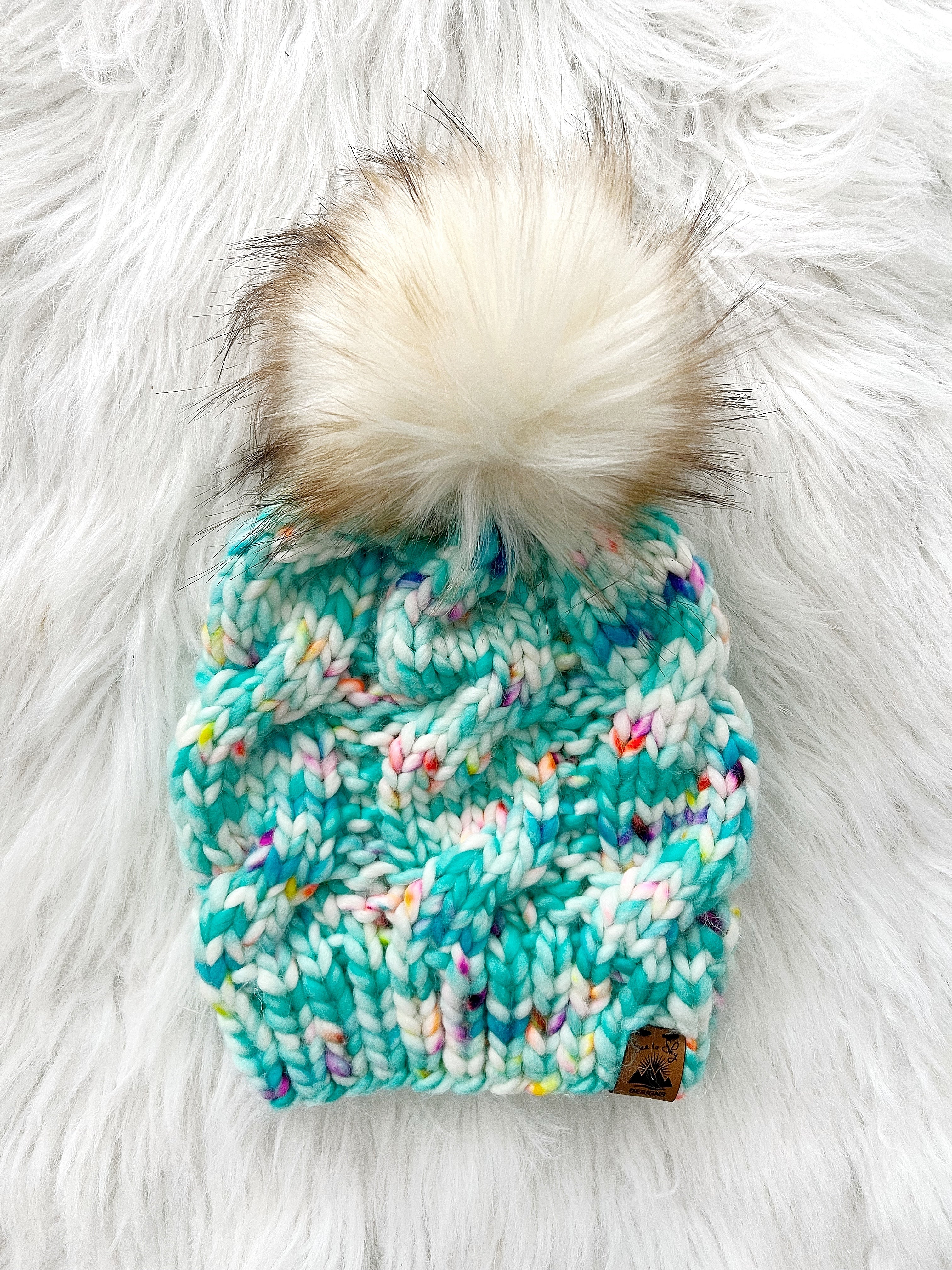 Ready to Ship 100% Merino Wool Chunky Knit Hat