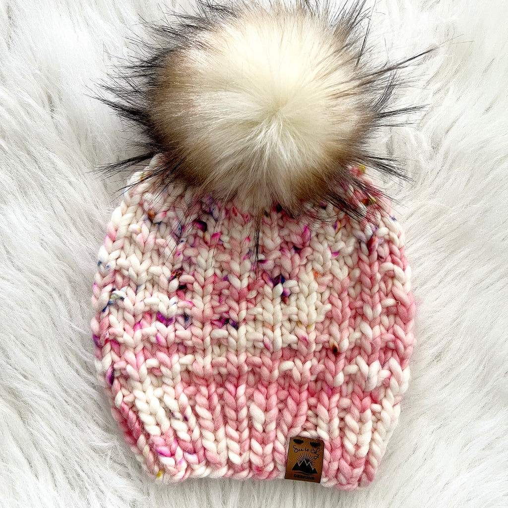 Ready to Ship 100% Merino Wool Chunky Knit Hat