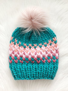 Ready to Ship 100% Merino Wool Chunky Knit Hat